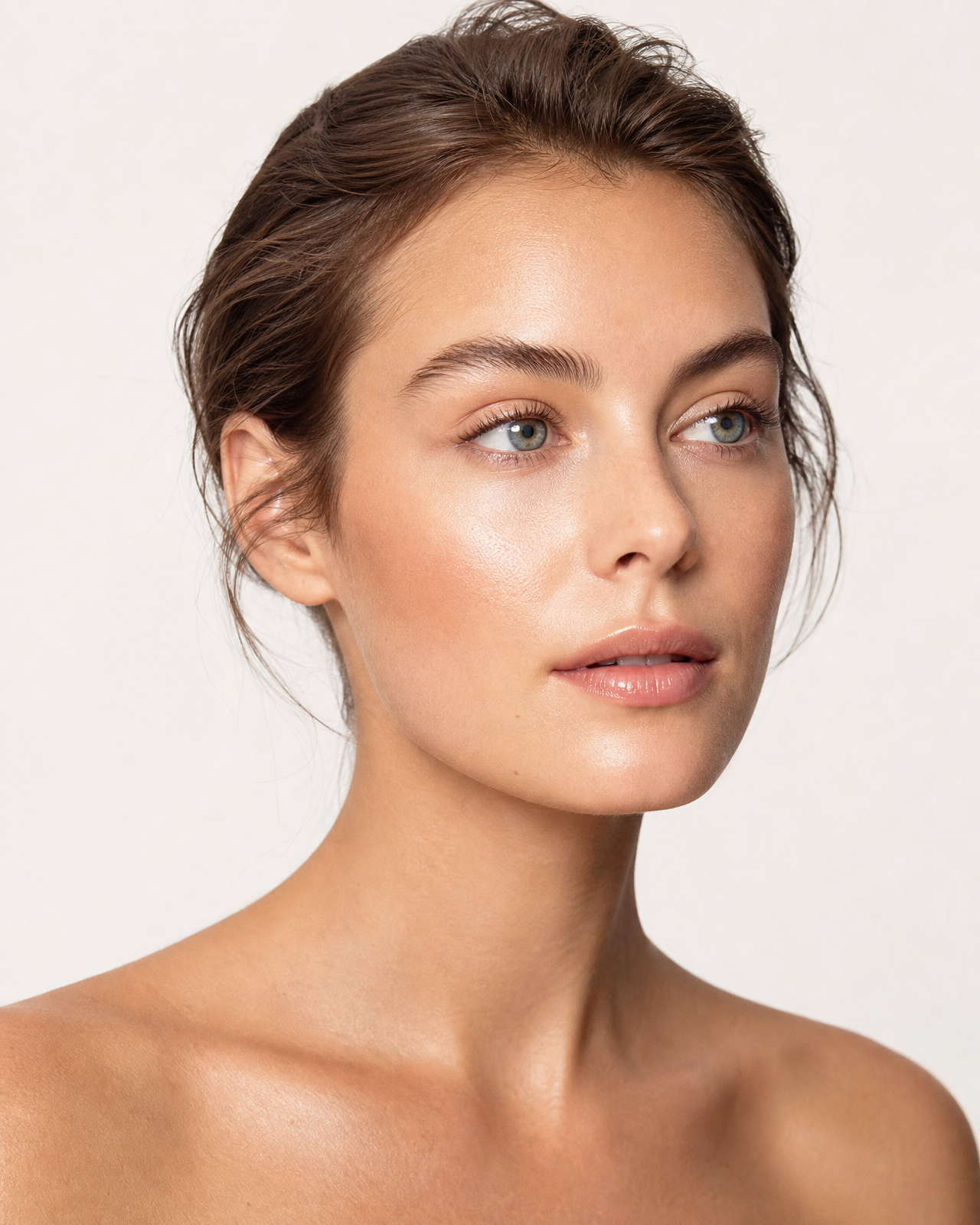 Editorial portrait of a woman with clear, glowing skin — Magic Skin Repair is formulated for all skin types